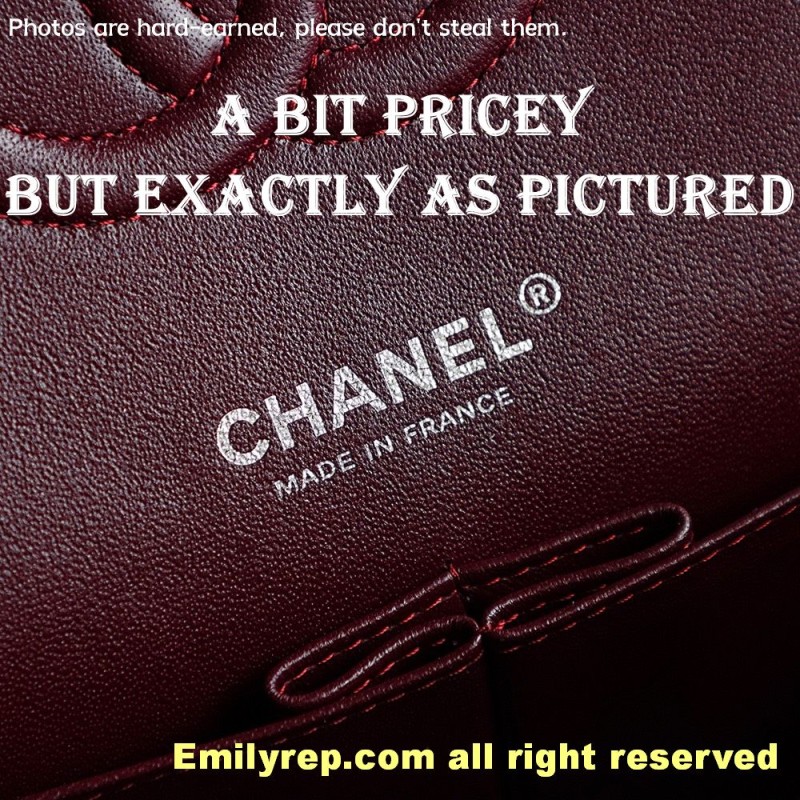 chanel classic sheepskin flap black and silver small 14.5-23-6cm C0004