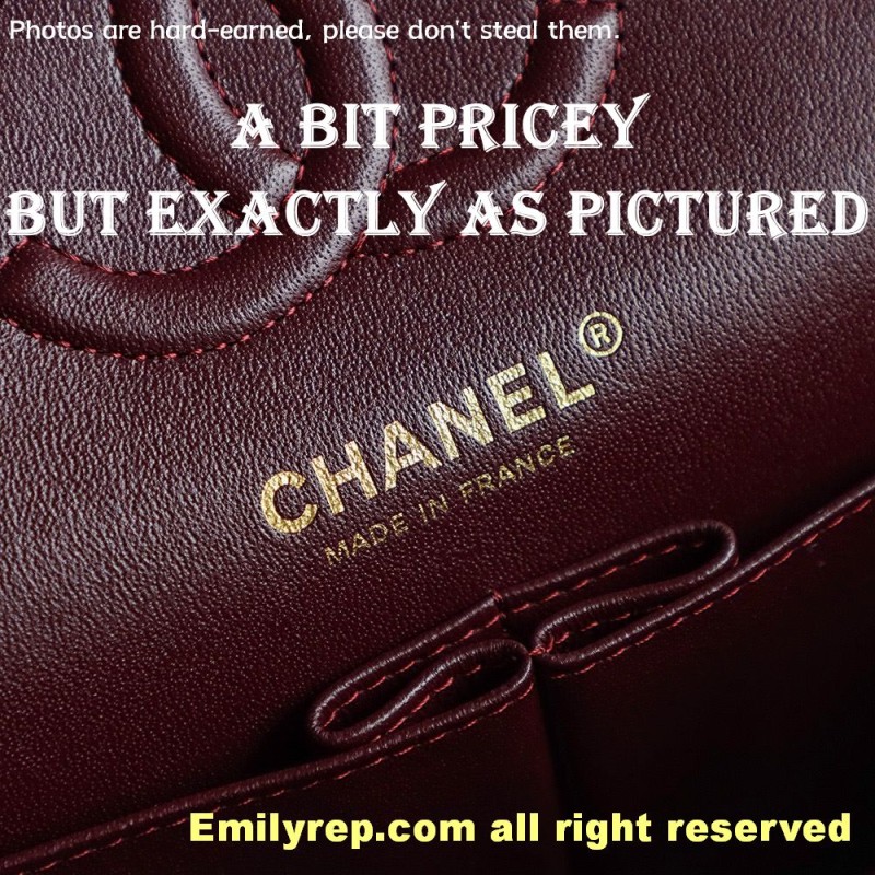 chanel classic sheepskin flap black and gold small 14.5-23-6cm C0007