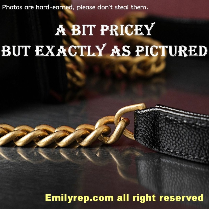 chanel leboy Black and gold mini 15-10-5cm C0010