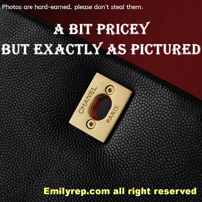 chanel coco handle  Gold 14-24-10cm C0015