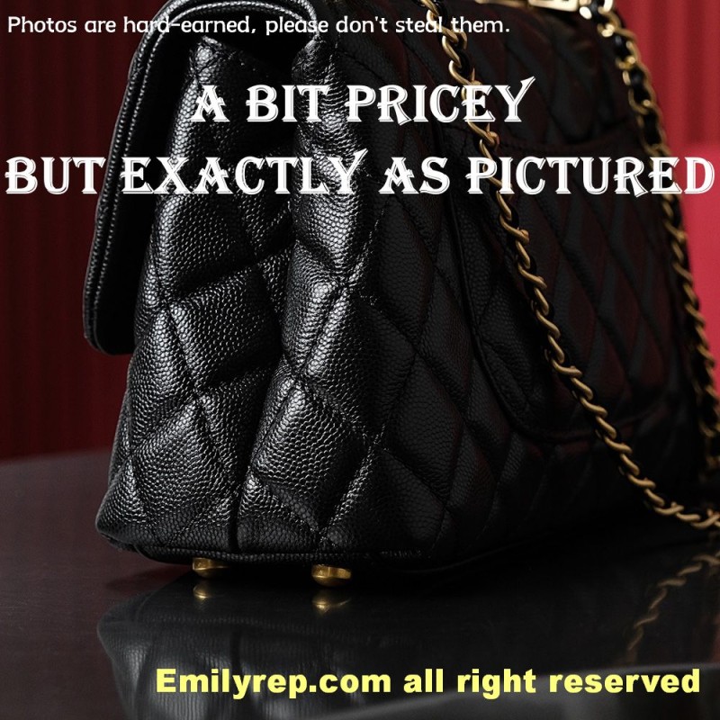 chanel coco handle  Gold 14-24-10cm C0015