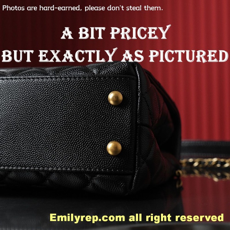 chanel coco handle  Gold 14-24-10cm C0015