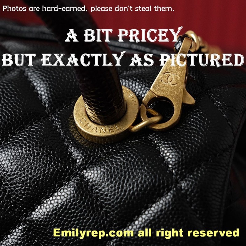 chanel coco handle  Gold 14-24-10cm C0015