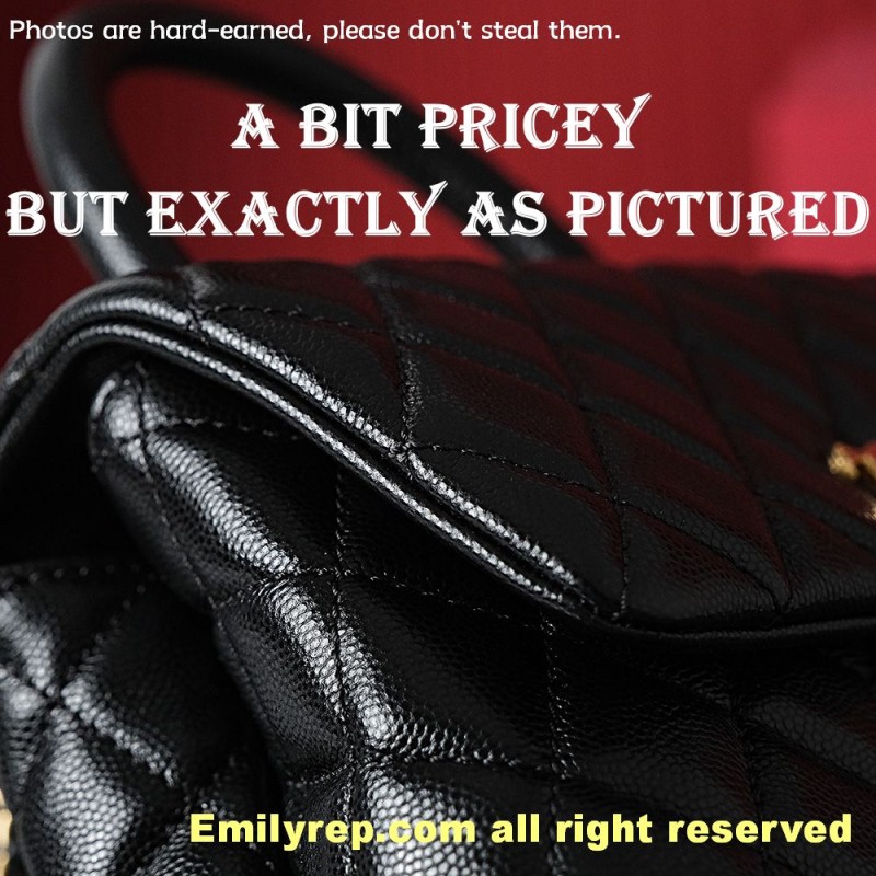 chanel coco handle  Gold 14-24-10cm C0015