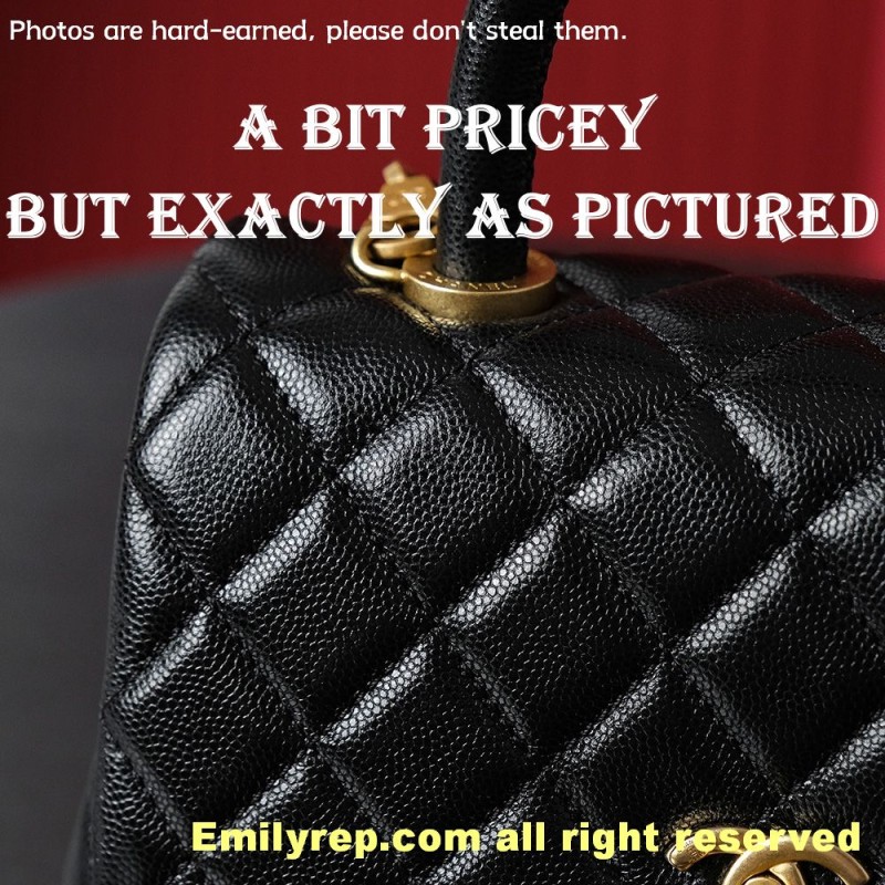 chanel coco handle  Gold 14-24-10cm C0015