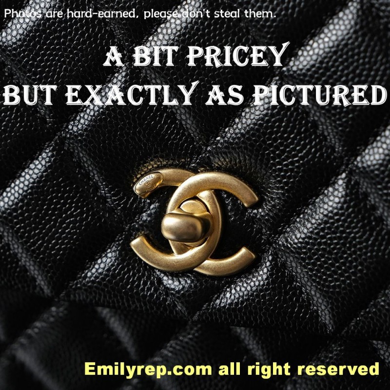 chanel coco handle  Gold 14-24-10cm C0015