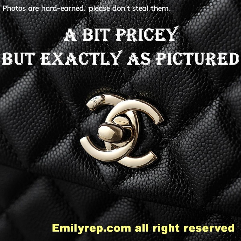 chanel coco handle Light Gold 14-24-10cm C0017