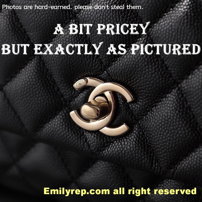 chanel coco handle Light Gold 14-24-10cm C0017