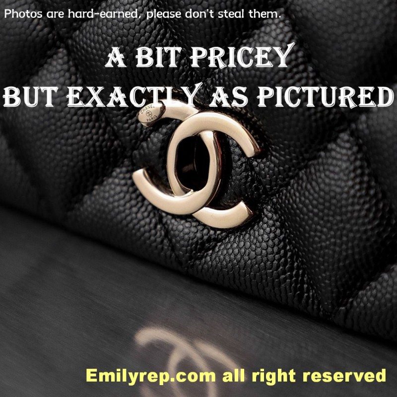 chanel coco handle Light Gold 14-24-10cm C0017