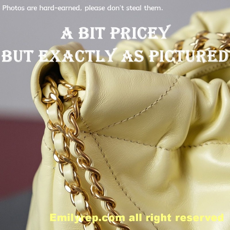 chanel 22 mini yellow 19-20-6cm C0020