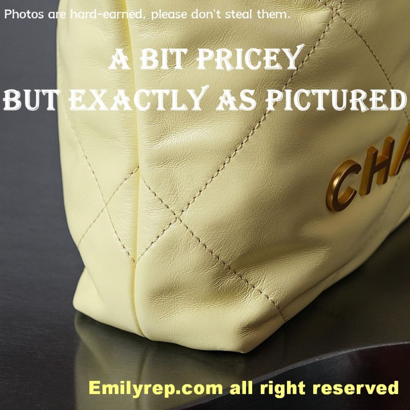 chanel 22 mini yellow 19-20-6cm C0020
