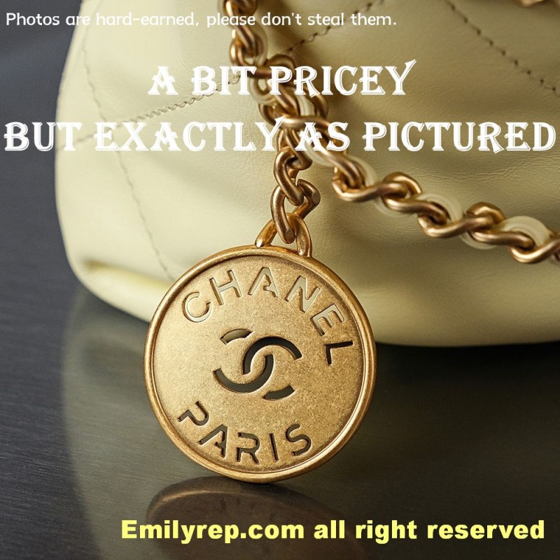 chanel 22 mini yellow 19-20-6cm C0020