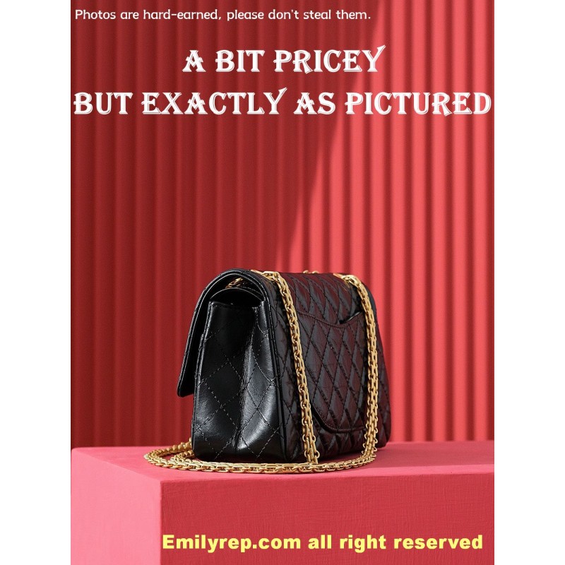 chanel 2.55 gold medium 16-24-7.5cm C0024