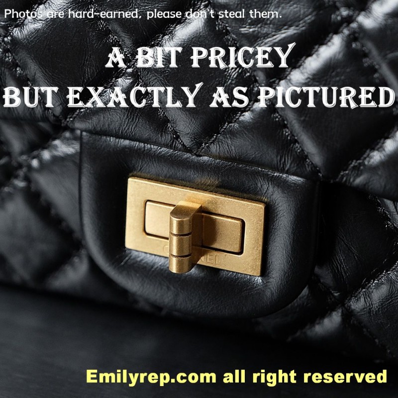 chanel 2.55 gold medium 16-24-7.5cm C0024