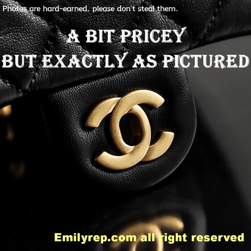 chanel classic flap Golden Globe square 13-18-7cm C0026
