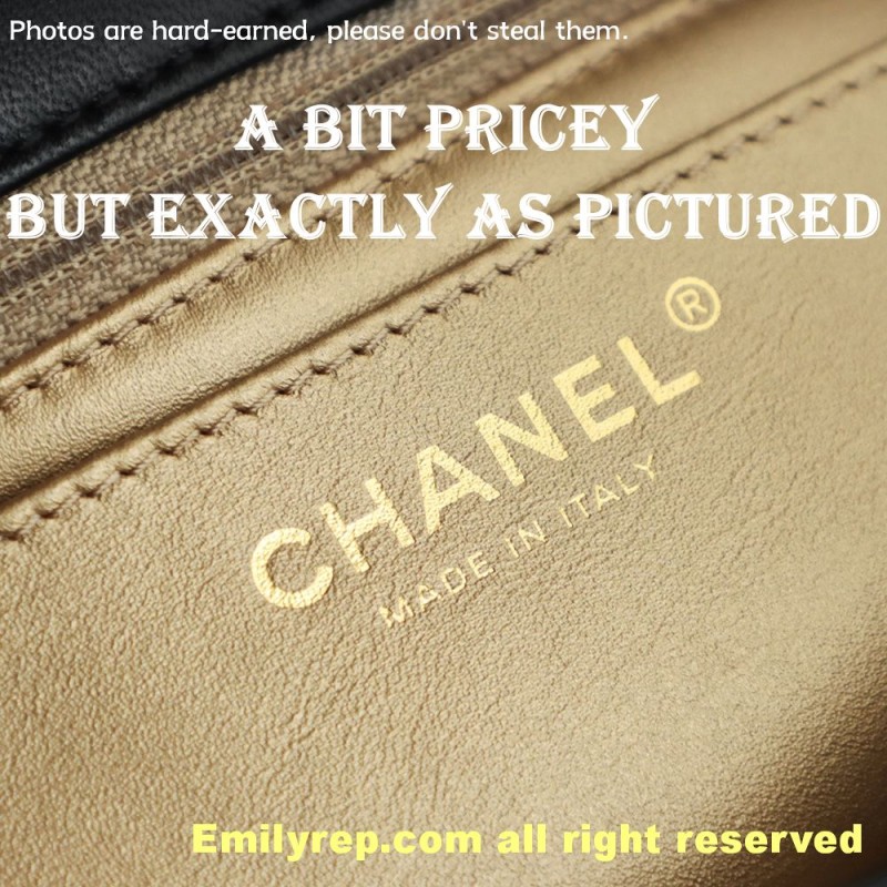 chanel classic flap Golden Globe square 13-18-7cm C0026