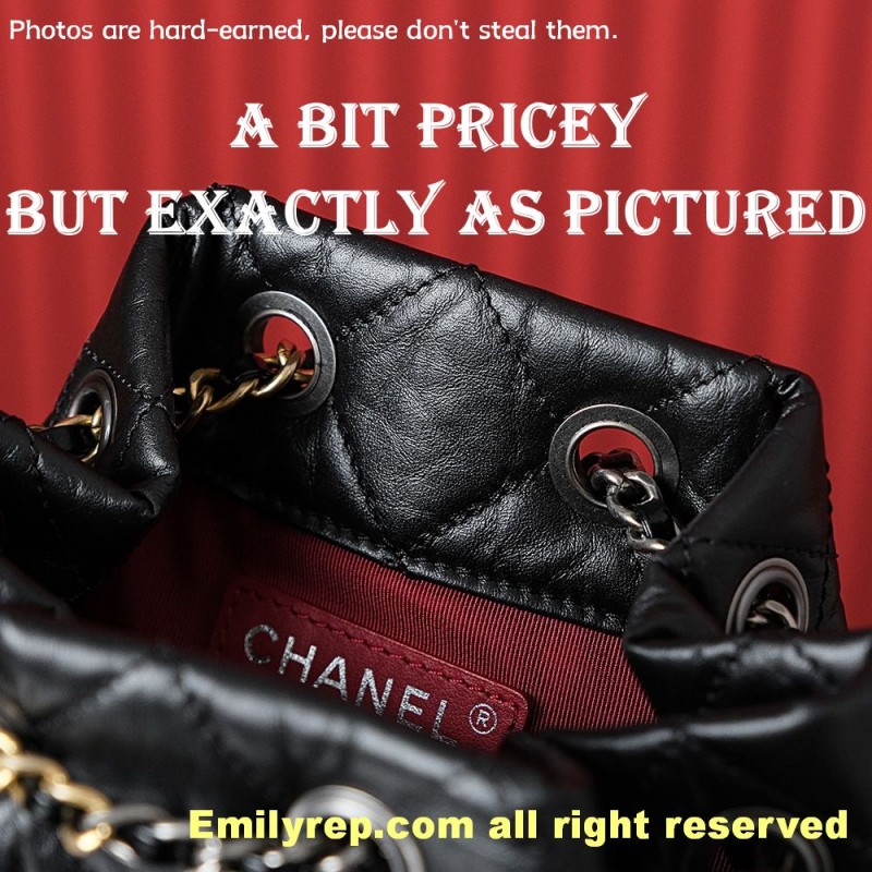 CHANEL gabruelle backpack 23-22.5-10.5cm C0027