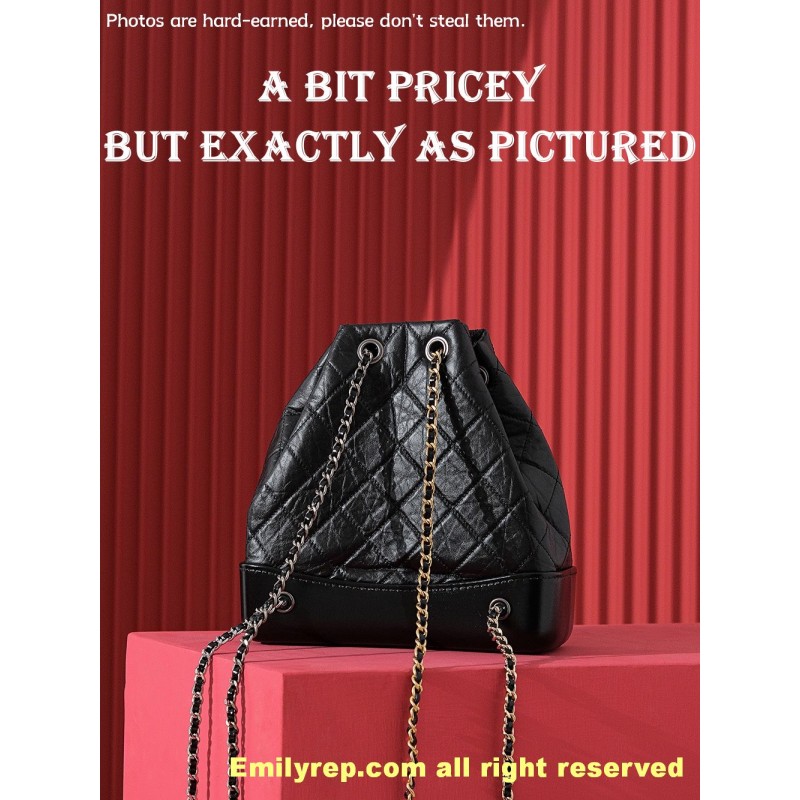 CHANEL gabruelle backpack 23-22.5-10.5cm C0027