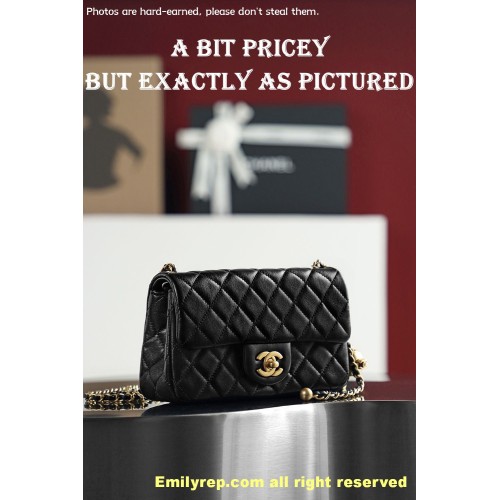 chanel classic flap Golden Globe rectangle 13-20-7cm C0028