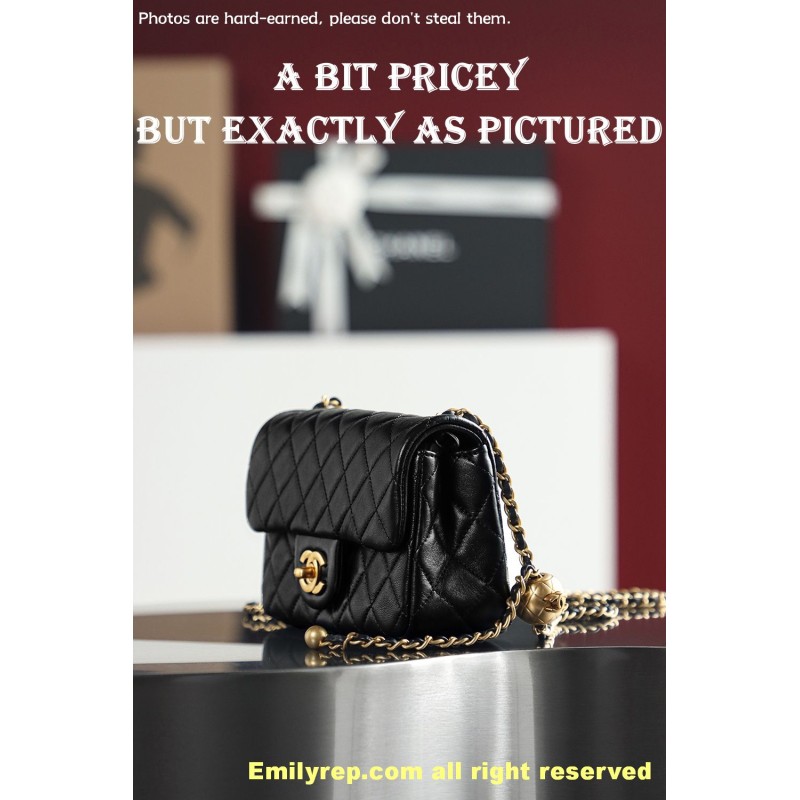 chanel classic flap Golden Globe rectangle 13-20-7cm C0028