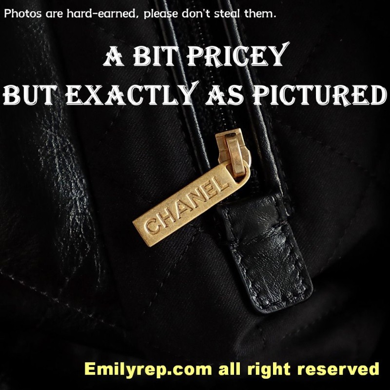 Chanel 22 black and gold Small 35-37-7cm C0032