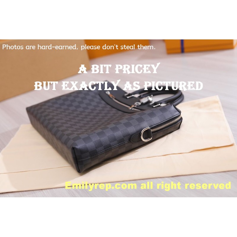 Louis Vuitton N48260 Porte-Documents Jour Damier Graphite Canvas