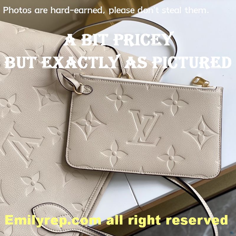 louis vuitton m45684 white neverfull medium handbag