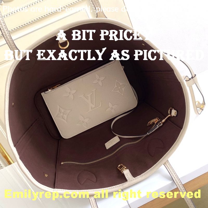 louis vuitton m45684 white neverfull medium handbag