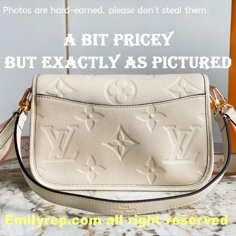 louis vuitton monogram empreinte diane handbag