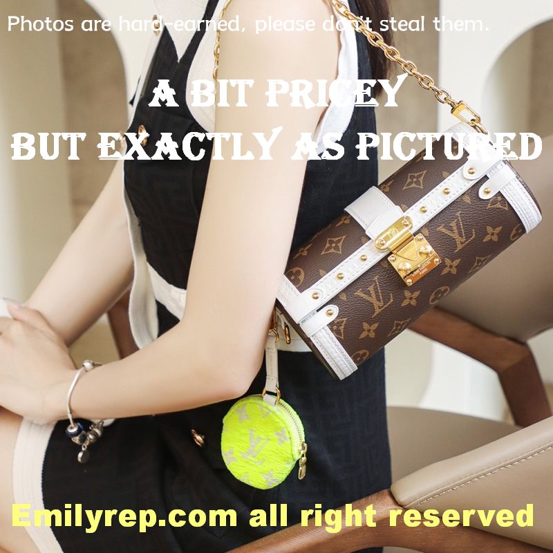 Louis Vuitton M57835 White Edging Papillon Trunk Handbag