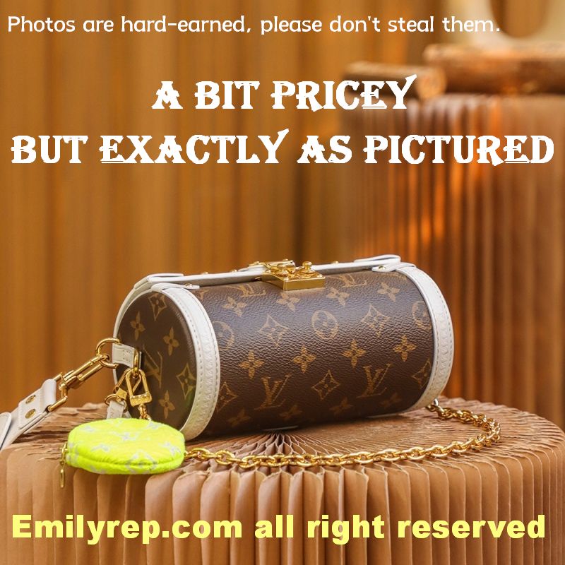 Louis Vuitton M57835 White Edging Papillon Trunk Handbag