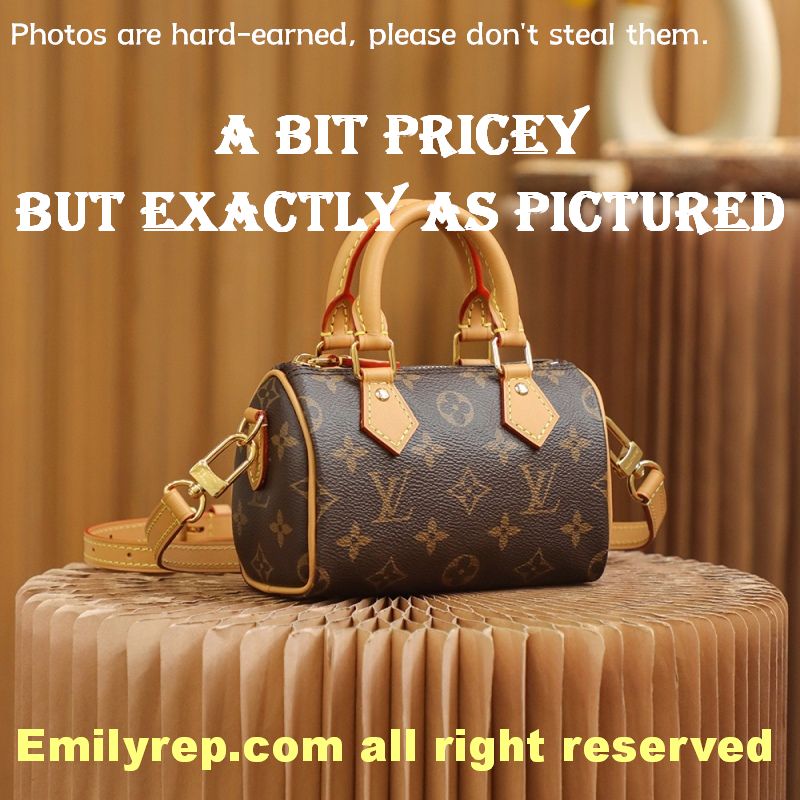 Louis Vuitton M810865 Nano Speedy Mini Bag