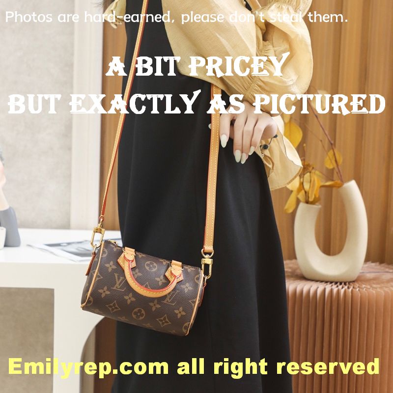 Louis Vuitton M810865 Nano Speedy Mini Bag