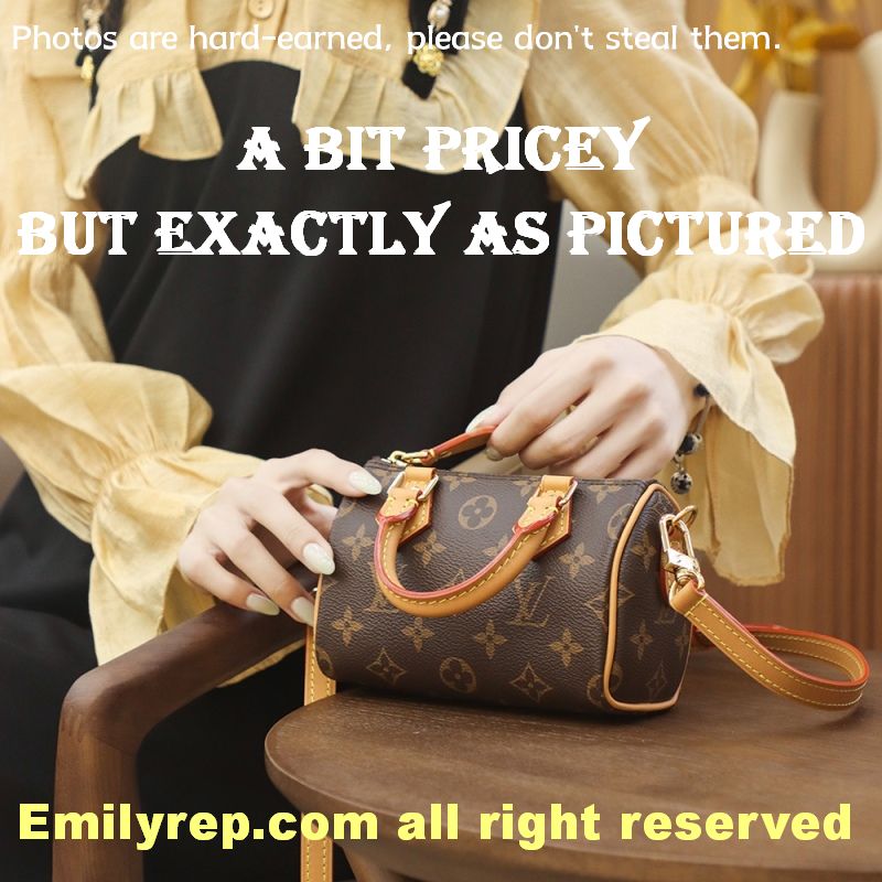 Louis Vuitton M810865 Nano Speedy Mini Bag