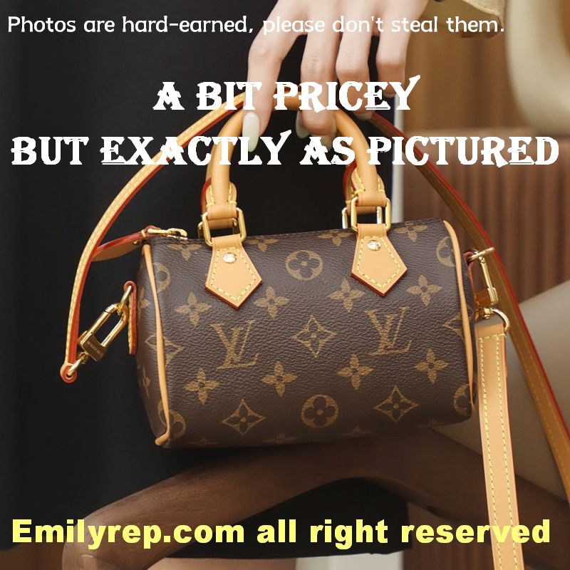 Louis Vuitton M810865 Nano Speedy Mini Bag