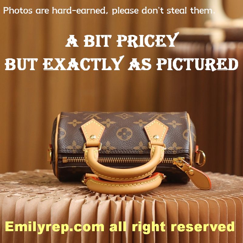 Louis Vuitton M810865 Nano Speedy Mini Bag