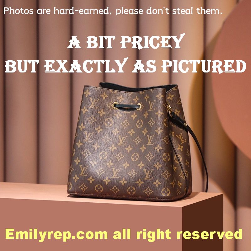 Louis Vuitton M44020 Black NéOnoé Bucket Bag