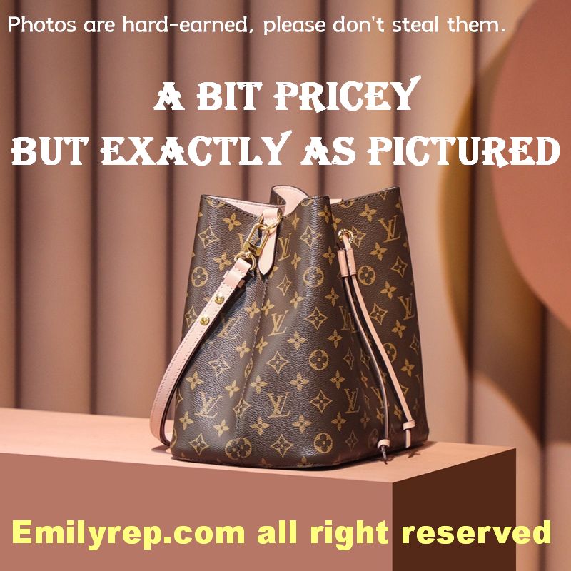 Louis Vuitton M44022 Rose Poudré Pink NéOnoé Bucket Bag