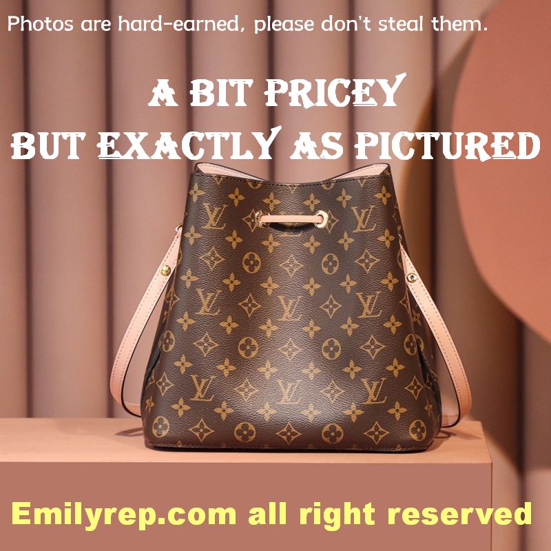 Louis Vuitton M44022 Rose Poudré Pink NéOnoé Bucket Bag