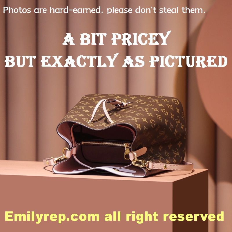 Louis Vuitton M44022 Rose Poudré Pink NéOnoé Bucket Bag