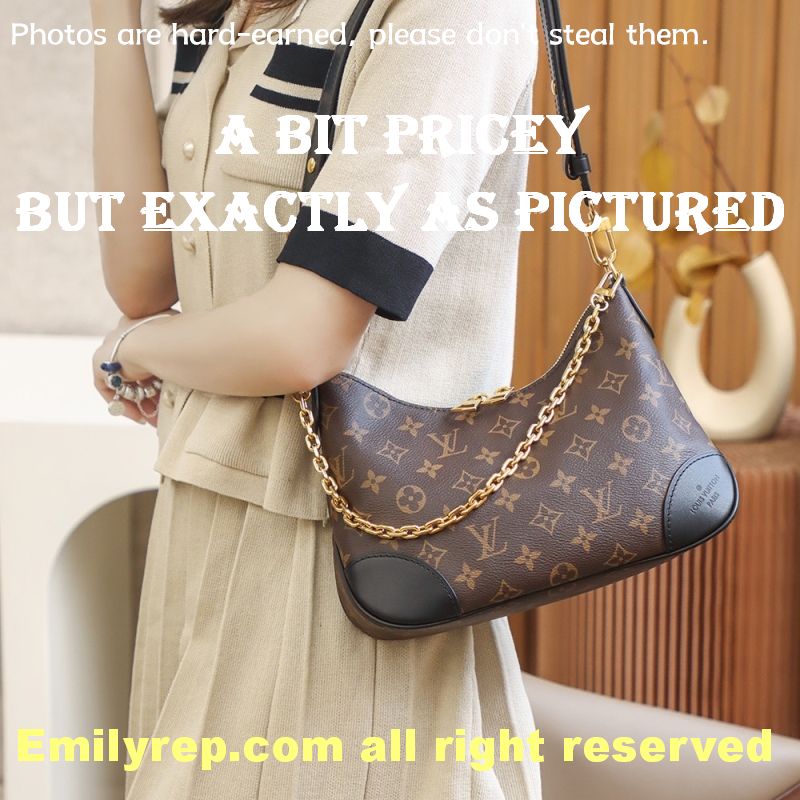 Louis Vuitton M45831 Black Edging Boulogne Handbag