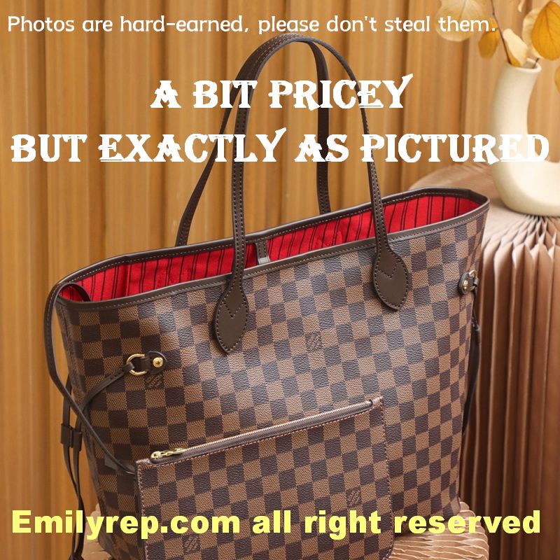 Louis Vuitton N41358 Cerise Red Medium Neverfull Tote Bag