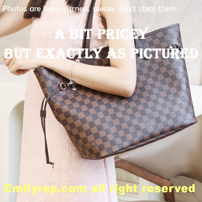 Louis Vuitton N41358 Cerise Red Medium Neverfull Tote Bag