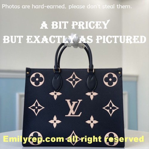 Louis Vuitton M45495 Black Onthego Tote Bag