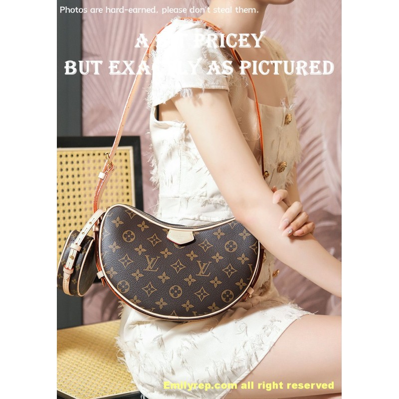 louis vuitton croissant m46828 25-15-5cm