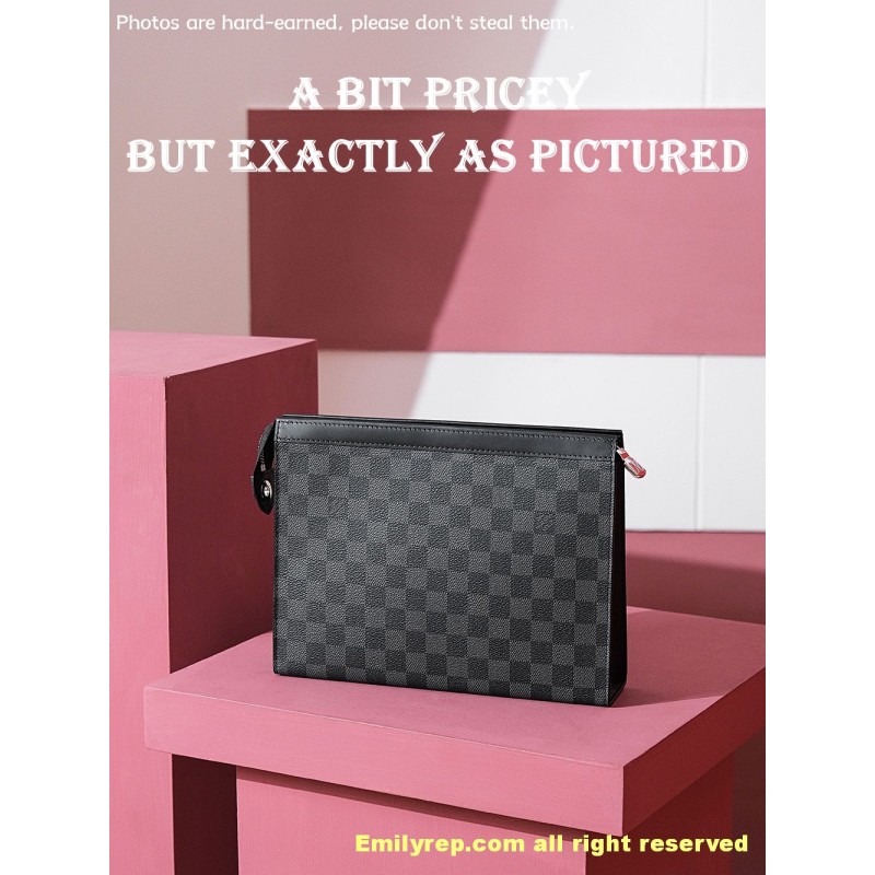 louis vuitton pochette voyage N41696 27-21-6cm