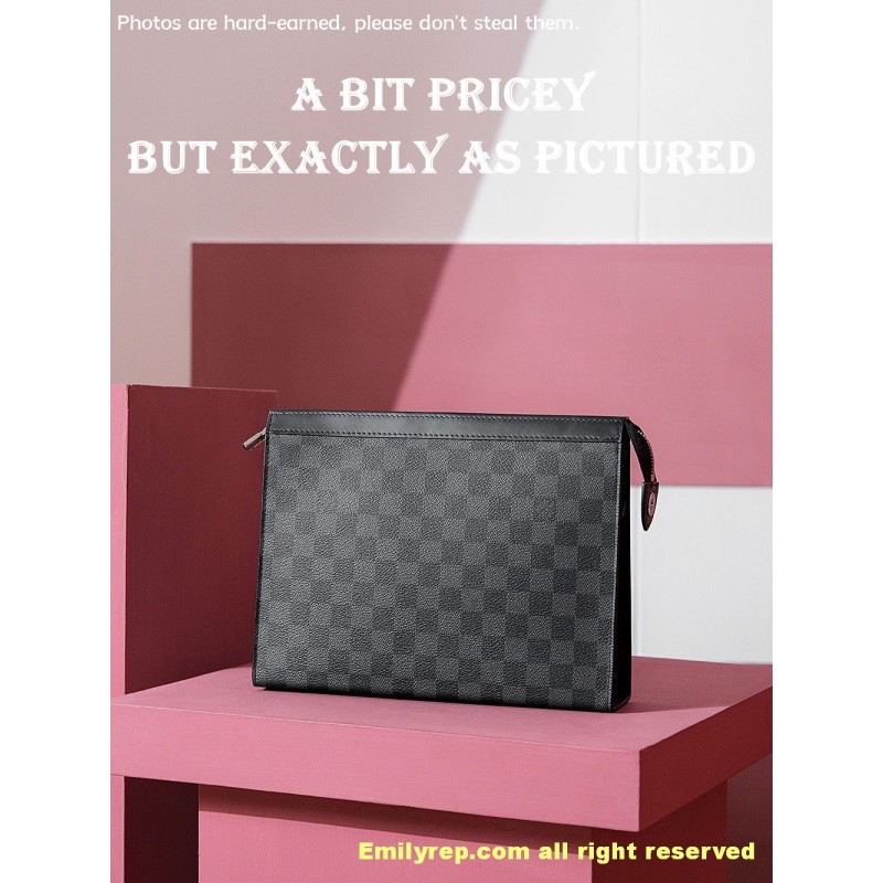 louis vuitton pochette voyage N41696 27-21-6cm