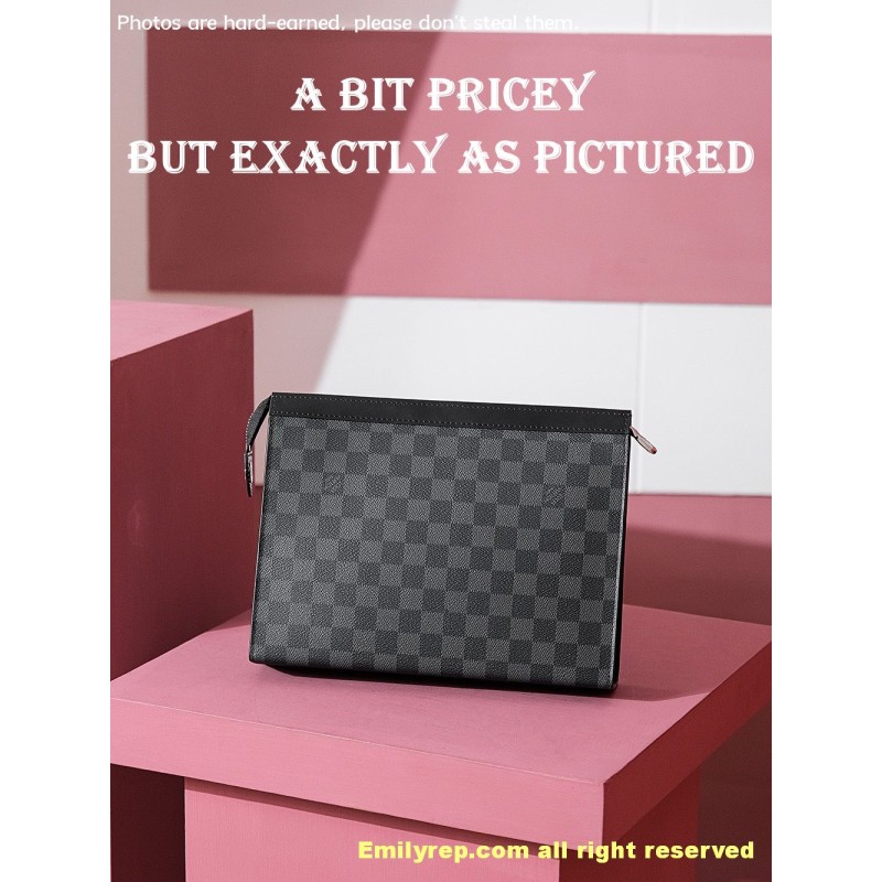 louis vuitton pochette voyage N41696 27-21-6cm