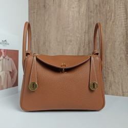 Lindy26 in golden brown with a gold buckle-Handmade-Premium Cowhide-Lined with Lambskin-100% Handmade, needs 3-7 days