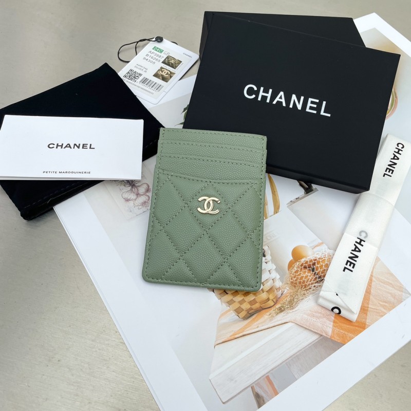 Chanel 2024 Vertical Card Holder AP3595 Size 7.5 11 0.5cm